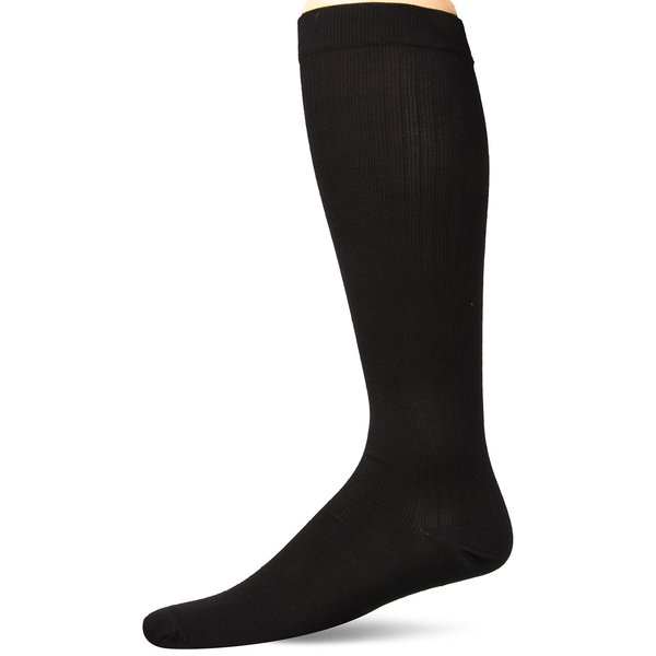 Blue Jay An Elite Healthcare Brand Mild Support Dress Socks for Men | Black Medium Breathable Fabric for Everyday Use | 10 -15 mmHg