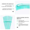 Detangling Hair Brush,Hair Detangler Brush and Wide Tooth Comb Set for Black Natural Curly Wet Dry Thick Straight Long Hair, Afro American Type 3a-4c, Comfortable Grip,Easy to Clean, Durable