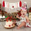 Strawberry 1st Birthday High Chair Tassels Banner Strawberry First Birthday Crown 1 Sweet Cake Topper Strawberry First Birthday Party Supplies