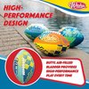 Wahu 100% Waterproof Beach Football with Real Laces for in and Out of Water Play, 9" Outdoor Football for Pool and Beach Games, Teal