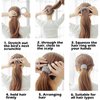 Sizobi Birds Nest Hair Clip, Hair Ties Hair Clips For Women, Hair Scrunchies Hair Accessories for Women, Hair Bun Maker Ponytail Holder Hair Bands