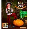 BIBUTY Pirate Costume Kids Halloween Costumes for Boys Girls, Pretend Play & Dress Up Clothes for Little Boys Girls Halloween Costumes for Kids, Toddler Boys Pirate Costume Toys Gifts for Kids 3-6