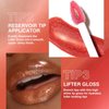 Rose Red Lip Gloss Lip Plumper Gloss Tinted Glitter Lipgloss Lip Oil Teens Moisturizing Lipstick Lip Balm High Shine And Vegan Plumping Lip Gloss For Women Girls Long-Lasting Dry Lip Care(08#)