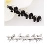 1PC French Butterfly Hair Barrettes and 2PCS Rhinestone Butterfly Hair Clips Bobby Pins Hairpins Accessory for Women (A #)