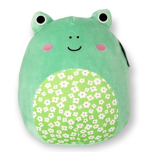 SQUISHMALLOW KellyToys - 12 Inch (30cm) - Wendy The Green Frog from The Floral Squad - Super Soft Plush Toy Animal Pillow Pal Buddy Stuffed Animal Birthday Gift