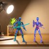 T13 Action Figure Set (Assembly Completed), 3D Printed Multi-Jointed, Titan 13 Action Figures, Multi-Articular Lucky Mobile Robot Nova T-13,Desktop Decorations for Game Lovers Toys (Purple/Green)