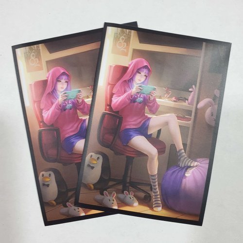 Hirako Akari - Weekend Down Time - 100 Matte TCG Card Sleeves (FN55S) - Fantasy North (Mini)