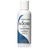 Adore Semi Permanent Hair Color - Vegan and Cruelty-Free Hair Dye - 4 Fl Oz - 117 Aquamarine (Pack of 1)