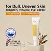 IUNIK Propolis Vitamin C Face & Eye Cream with Vegetable Oil, Idebenone 1.01 Fl Oz Dullness Dark Circles Puffiness Smooths Under Eyes 24 Hour Hydration For Sensitive Oily Acne-prone skin VEGAN