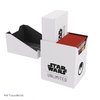 Gamegenic Star Wars Unlimited SOFT CRATE - Full-Color Printed & Officially Licensed Durable Deck Box, Holds 60 Double-Sleeved Cards, Perfect for TCGs and LCGs, White/Black Design, Made