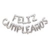Letter Balloons Feliz Cumpleanos Silvery Balloon Happy Birthday Balloons Birthday Banner Decoration Party Decoration Supplies