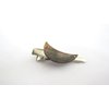 Generic Pink purple gray green moon shaped shell alligator hair clip