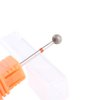 MZCMSL 3pcs 5mm Ball Head Cuticle Clean Drill Bits, Diamond Burrs Nail Bits for Manicure and Pedicure