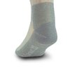 Merino Wool Crew Hiking Sock - Moisture Wicking Sock - Cushioned Sock - Powder Blue - Medium