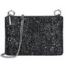 GM LIKKIE Crossbody Clutch Purse for Women, Glitter Evening Bag, Shoulder Wedding Handbag for Party (Black)
