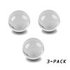 DSJUGGLING 3pcs of 1.5 Inches Clear Acrylic Contact Juggling Balls, 38mm Transparent Acrylic Ball Set