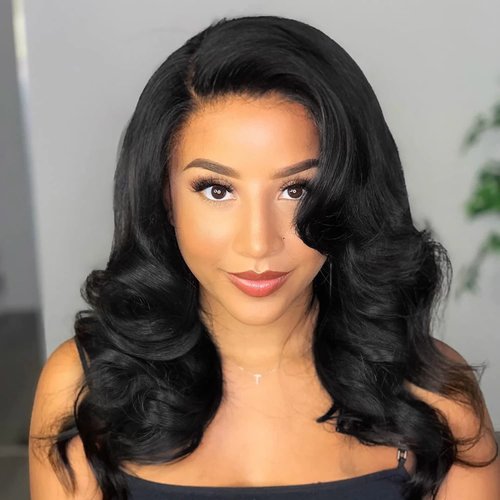 Quantum Love Short Loose Curly Wigs Body Wave Wig for Black Women Side Part Curly Bob Shoulder Le...