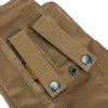 EXCELLENT ELITE SPANKER Molle Dump Pouch Drawstring Magazine Utility Pouch Folding Dump Waist Bag(Coyote Brown)