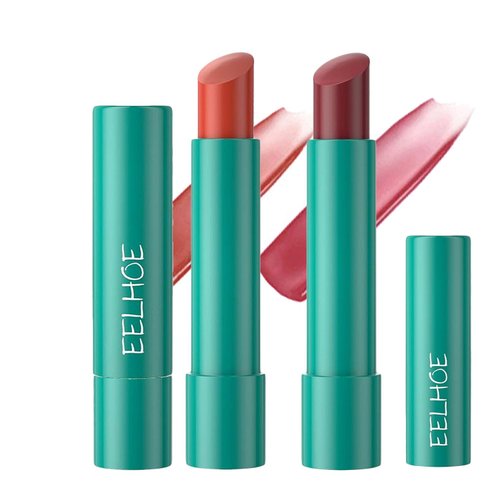 2Pcs Hydrating lip Tint,Long-lasting Plumping Tinted Lip Balm,Moisturizing Lip Gloss,Non-Sticky Anti Cracking Lip Treatment,Powerful Moisturizing Water Lipstick For Woman Girls(Warm Orange&Red Berry)