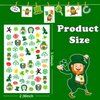 Partywind 966 Styles St Patrick's Day Nail Stickers, Self-Adhesive Saint Patrick's Day Nail Art Stickers Decals Wraps for Kids Women Girls, Irish Shamrock Accessories Decorations (15 Sheets)