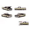 TSMMODEL Chevrolet Silverado Kaido Vintage Spec V1, Two Tone: Brown & Cream 1/64 (3 inches) Scale, Die-Cast Toy Pickup Truck by Kaido House