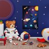 Hxezoc Solar System Party Games, Pin The Planets on The Rail With 32 Pcs Planet Stickers, Outer Space Scientific Cognition Party Games Poster for Kids Outer Birthday Party Carnival Party Supplies