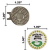 Giggle Golf Bling Golf Ball Marker with A Magnetic Hat Clip | Fun Golf Accessories for Women (Get in The Hole Bitch)