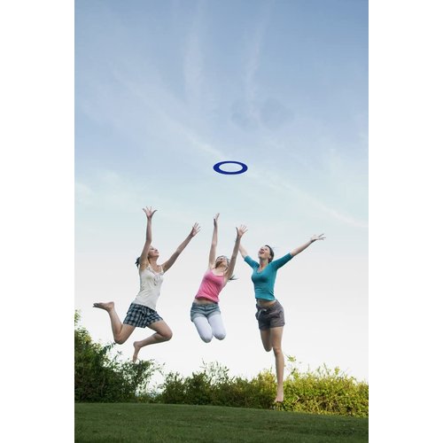 YOFIT 10 Inch Flying Disc, Flying Plastic Ring with Assorted Colors, Outdoor Beach Backyard Camping Activities, Set of 5