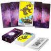 BLYSSAFY Classic Tarot Cards with Guide Book & Tarot Bag,78 Tarot Cards with Meaning on Them,Durable Tarot Fortune Telling Game for Beginners Set (Purple)