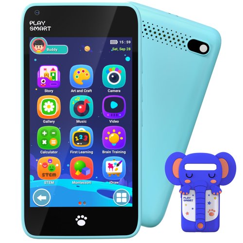 MOMILLA Kids Toys Phone for 3 4 5 6 7 Years Old, 3.97" Touchscreen Christmas Birthday Gifts, Toddler Toys Phone with Music Player Puzzle Games 16 GB Storage Alarm Kids Toys for Ages 3-12 Kids