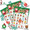 Yoqipati 45PCS Christmas Bingo Game Cards for 24 Players Christmas Bingo Games for Classroom Activities Family Party Favors Xmas Gifts Holiday Supplies
