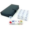e-Pill 5 Times a Day x 7 Day Small Weekly Pill Organizer, Vitamin and Medicine Pill Box - with Discreet Case