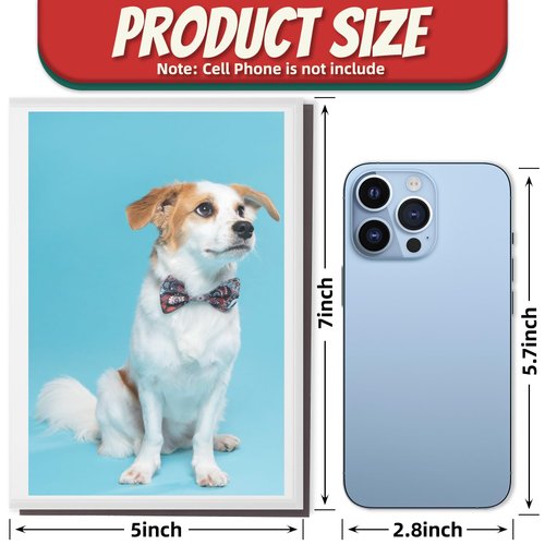 DIYSELF 14 Pack Magnetic Picture Frames for Refrigerator 5"x7" Picture Frame, Refrigerator Magnets, Fridge Magnets, Magnetic Photo Pocket