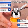 Stainless Steel Egg Cracker Tool - Egg Cutter Egg Shell Cutter Tool Egg Cracker Tool for Eggs Kitchen Gadgets - Egg Shell Opener Topper Cutter Egg Cup Cutter Egg Cracking Tool Handheld Egg Slicer