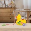ArtCreativity Musical Walking Duck Pull Toy - Yellow Duck Toy for Kids - Toddler Pull Toy Duck with Lights, Animal Sounds, and Music - Helps Teach Colors, Sounds, and Shapes - Gift for Kids 3 and Up