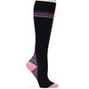 Nurse Mates Active 15-20 mmHg Compression Socks (Black Windowpane, L)