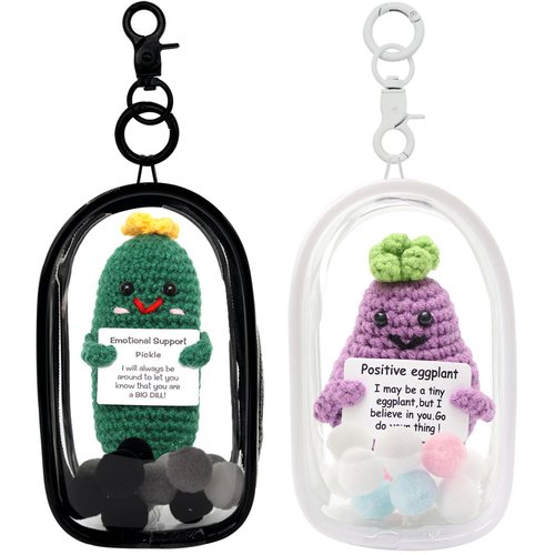 CJPSL Display case for Sonny Baby for The Miniature Doll/Doll Collector - Doll Display case with Keychain - PVC, Waterproof and dustproof - 2.1 x 3.9X 1.6 inches (2-Piece Set)