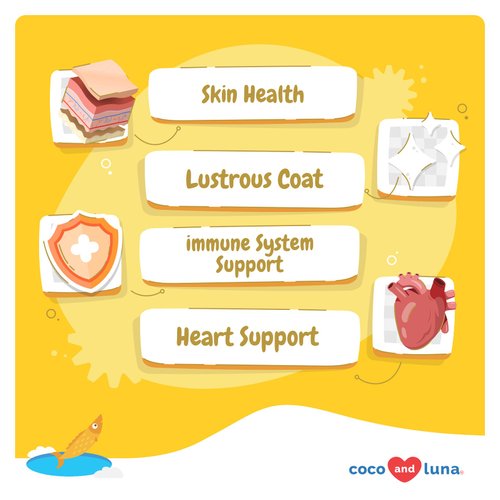 Omega 3 Fish Oil for Dogs - Skin & Coat Supplement with Cod Liver Oil, Algae Oil, EPA & DHA Fatty Acids for Dog Shedding, Itch Relief, Hot Spots, Skin Allergy, Joint & Heart Support - 90 Soft Chews