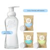 Fabtab Plant-based, Plastic-free Hand Soap Kit - Foaming Hand Wash Tablets - Refreshing Variety Scents - No Harsh Chemicals - 3x 11.09 Fl Oz Glass Bottles