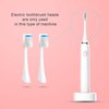 BTFO 2 Pcs Electric Toothbrush Heads for BTFO 1741-02 (White)