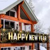 KatchOn, Happy New Year Banner 2025 - Big - 120X20 Inch | Happy New Year Yard Sign for New Years Decorations 2025 | Happy New Year Decorations 2025, NYE Decorations | New Years Eve Party Supplies 2025
