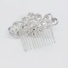 Women's Flower Crystal Bride Wedding Hair Comb Hair Accessories Art Deco Floral Bridal Side Combs Headpiece for Women, Brides Hair Accessories