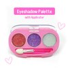 Hot Focus | Bag Makeup Set for Kids, Includes Makeup Kit with Keychain Backpack, 3 Tinted Lip Balms, Eyeshadow with Applicator, and Vinyl Stickers | Suitable for Ages 3+ (Flower)