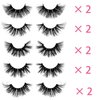 Mink Lashes Bulk Ninglash 10 Pack False Eyelashes, 18-22MM Real Mink EyeLashes, Thick HandMade Full Strip Lashes, Crueltyl Free Fluffy Lash, 5D Mink Lashes Wholesale