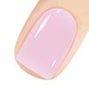 Vishine Neutral Gel Nail Polish 16ml Pastel Pink Jelly Gel Polish Nude Color Translucent Nail Gel Soak Off UV LED Nail Lamp Jelly Sheer Gel Polish Nail Art Gel 0.54Oz E024