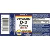 Basic Vitamins Natural Vitamin D-3 2000 IU - 200 Film-Coated Tablets