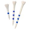 Champ 86503 Zarma Flytee My Hite 3-1/4" Combo Pack White with Blue Stripes Golf Tees