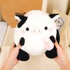 MELECERi Stuffed Animals 9.8" Cute Soft Cow Plush Pillows with Feeding Bottle Plushies for Boys and Girls Gifts