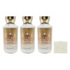 Bath & Body Works Warm Vanilla Sugar - 3 Pack Of Body Lotion With a Natural Oats Sample Soap.