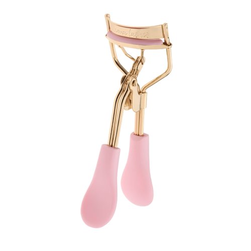 Icona Lashes Eyelash Curler - 24K Gold-Plated Stainless Steel Precision Eye Lash Curler for Lush, Luxurious Lashes - Silicone Eyelash Curler Pads, Ergonomic Cushioned Handles - with Replacement Pads